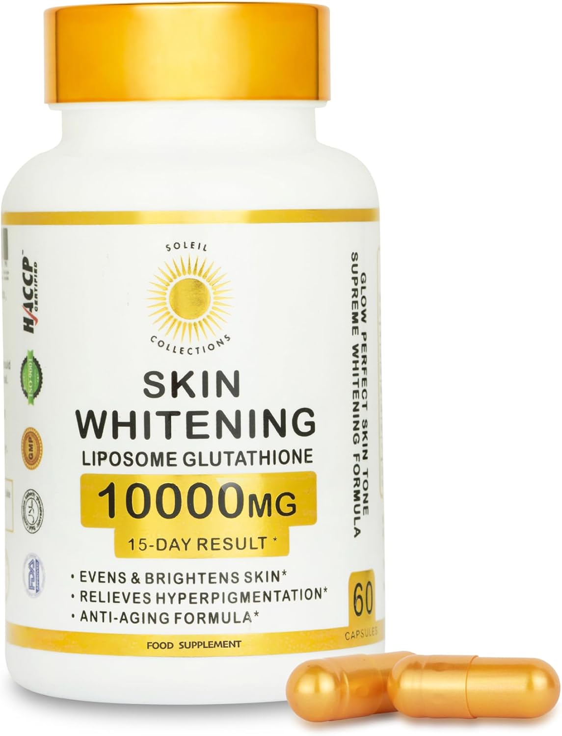 Liposomal Glutathione Skin Brightening Capsules