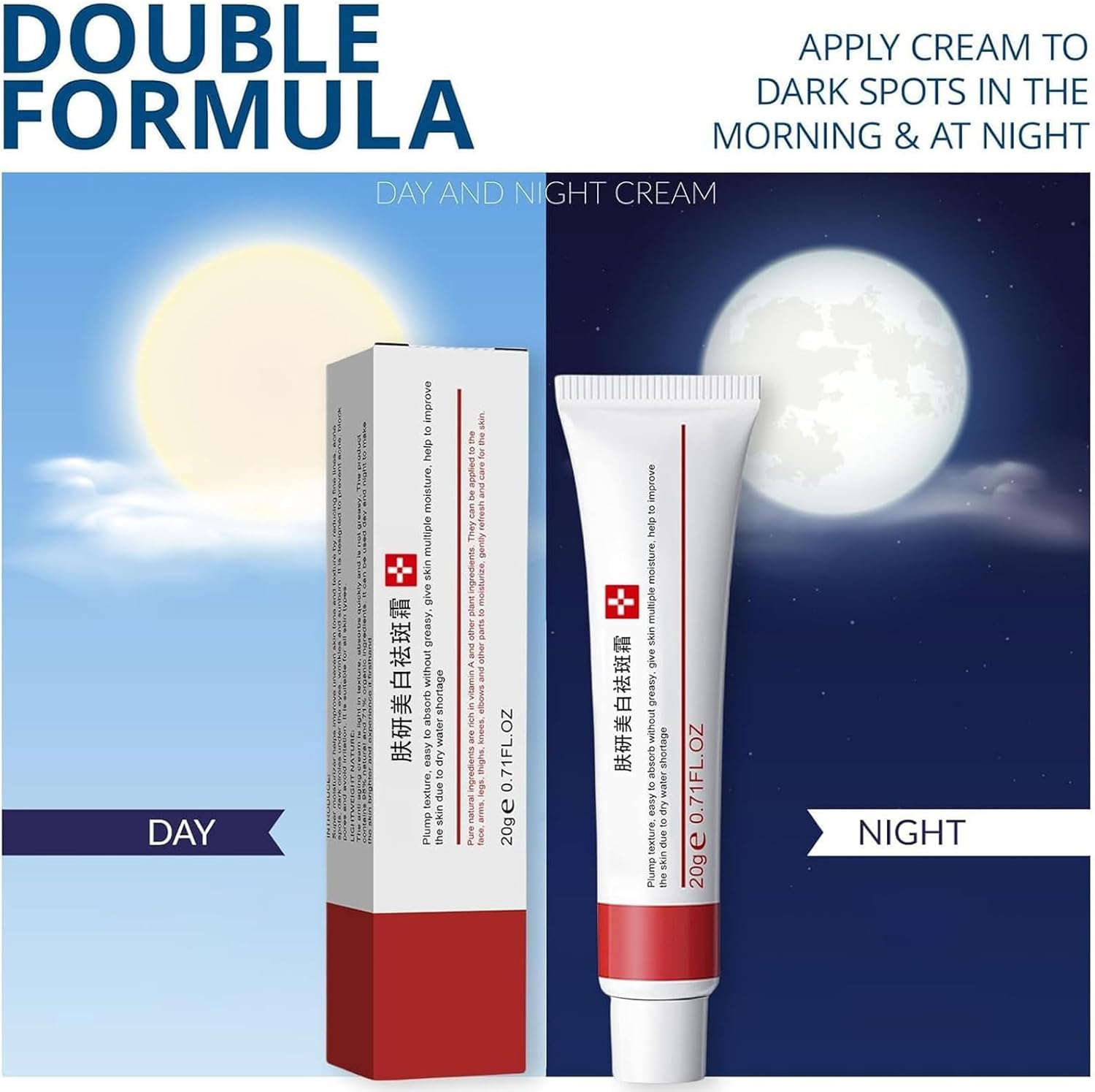 Dark Spot Correcting & Brightening Face Cream for Melasma & Hyperpigmentation | Hydrates & Evens Skin Tone | With Niacinamide