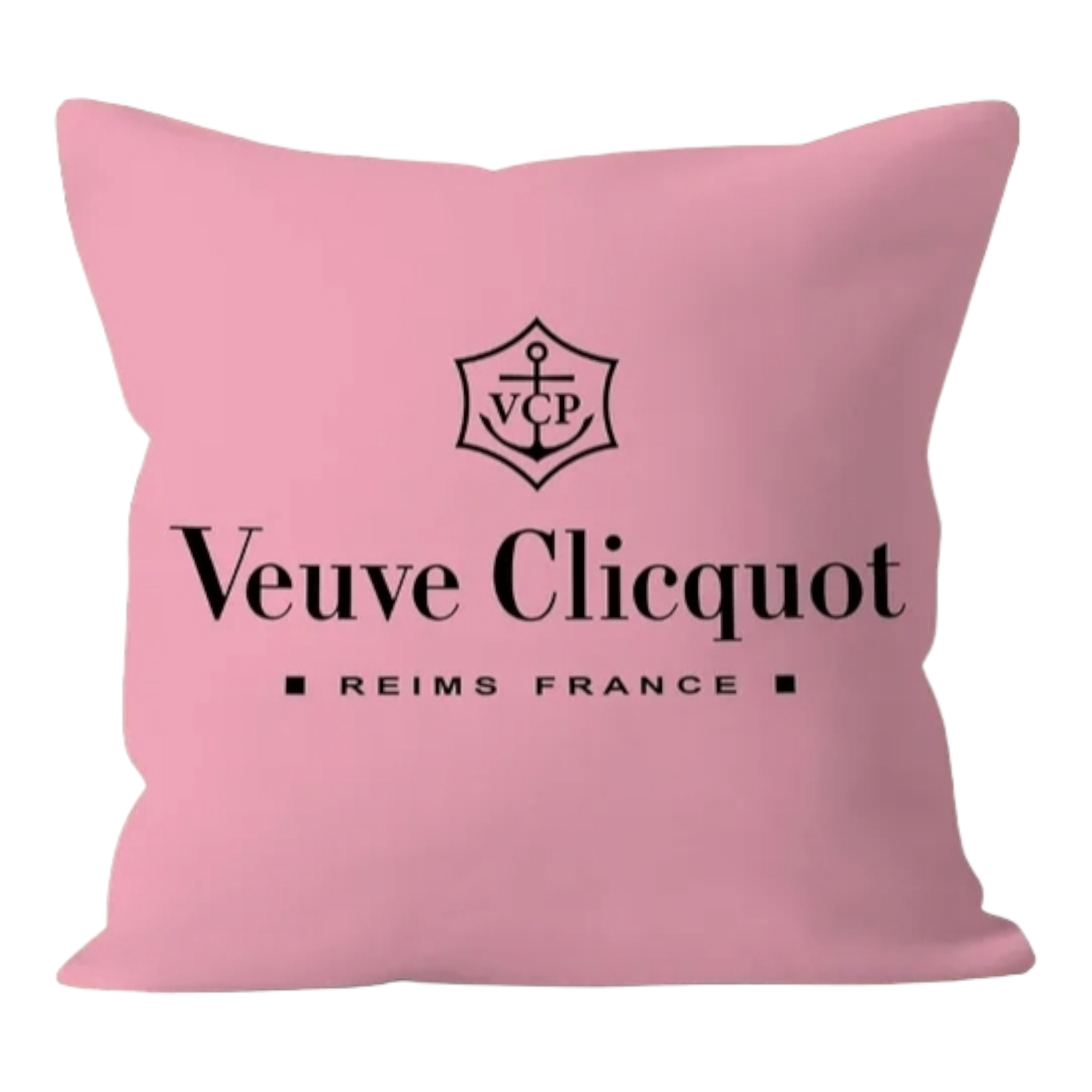 Champagne Cushion Cover Veuve Clicquot Moet Champagne Plush Velvet Soft Feel Cushion Cover