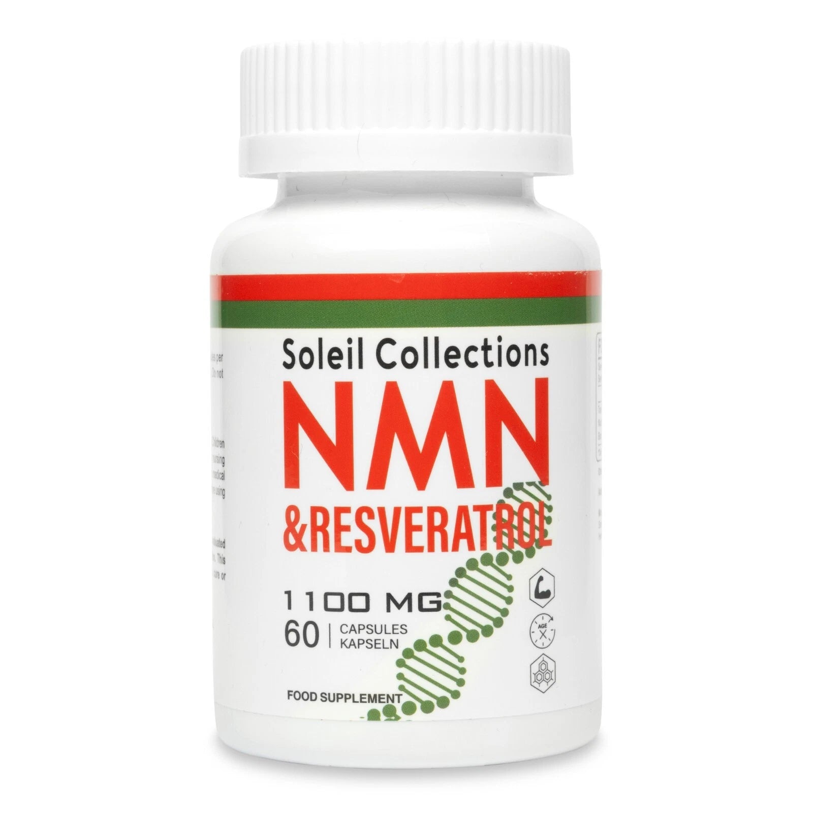 NMN + Resveratrol Capsules – Antioxidant & Energy Support Supplement with Black Pepper (60 Count) (Copy)
