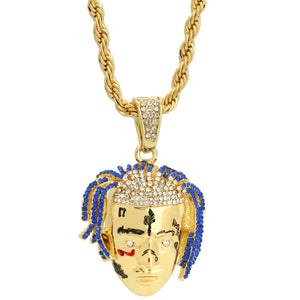 PREMIUM Rapper XXXTentacion Chain Necklace Hip-hop Iced Out Jewellery