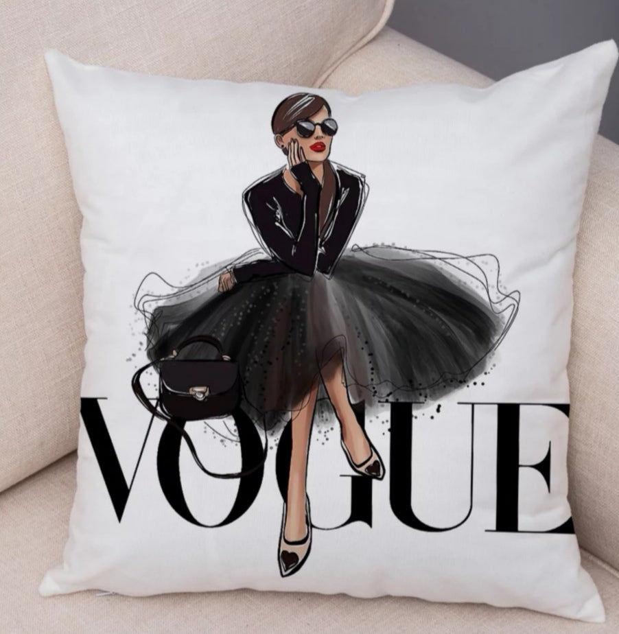 Luxury Plush Vogue Cushion Cover