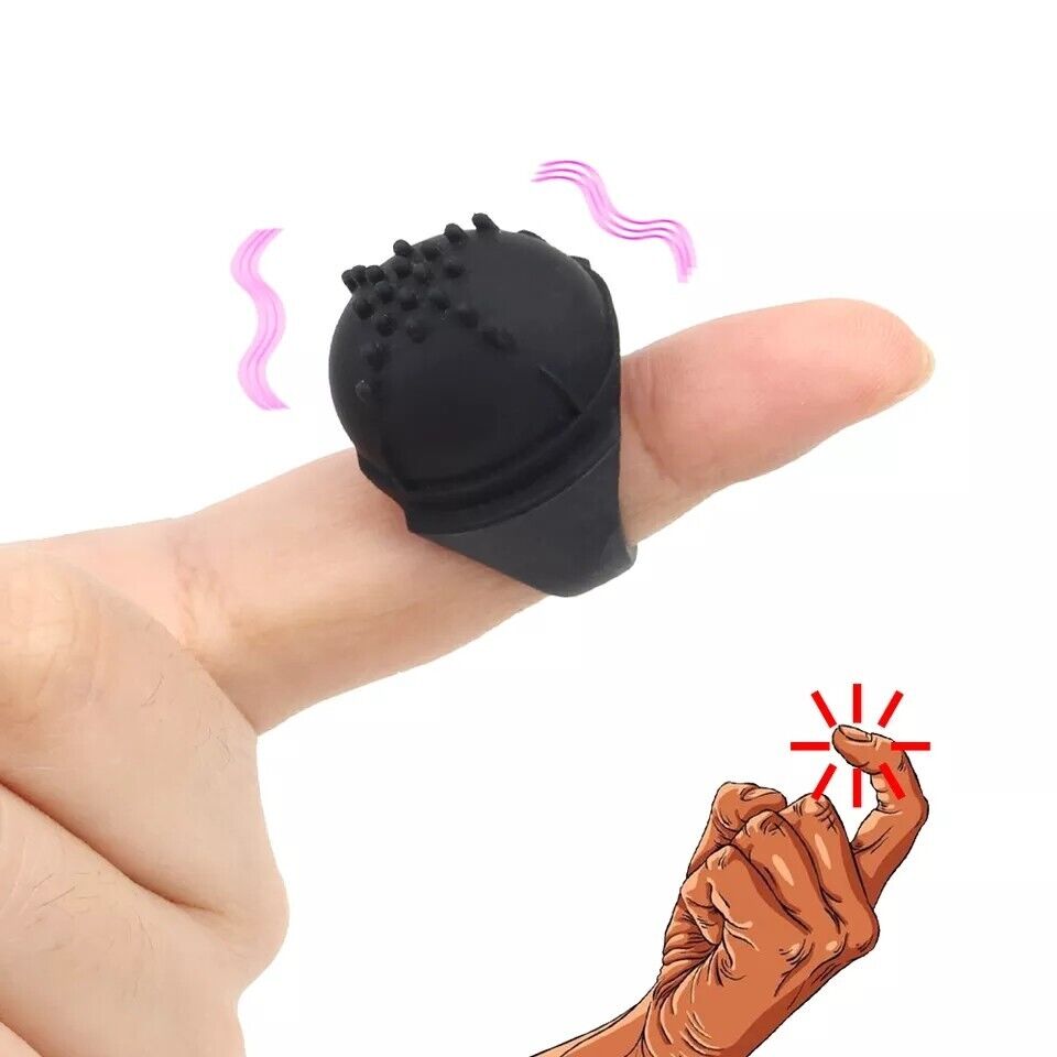 Waterproof Powerful Mini Vibrating Relaxing Finger Sleeve Massager