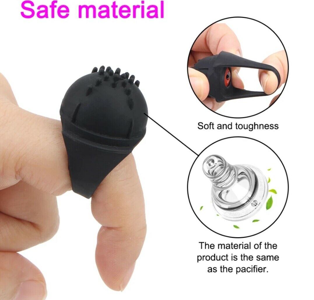 Waterproof Powerful Mini Vibrating Relaxing Finger Sleeve Massager