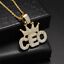 Hip-hop CEO Iced Out Pendant + Free Gold/Silver Plated Necklace 🔥Hip Hop Jewell